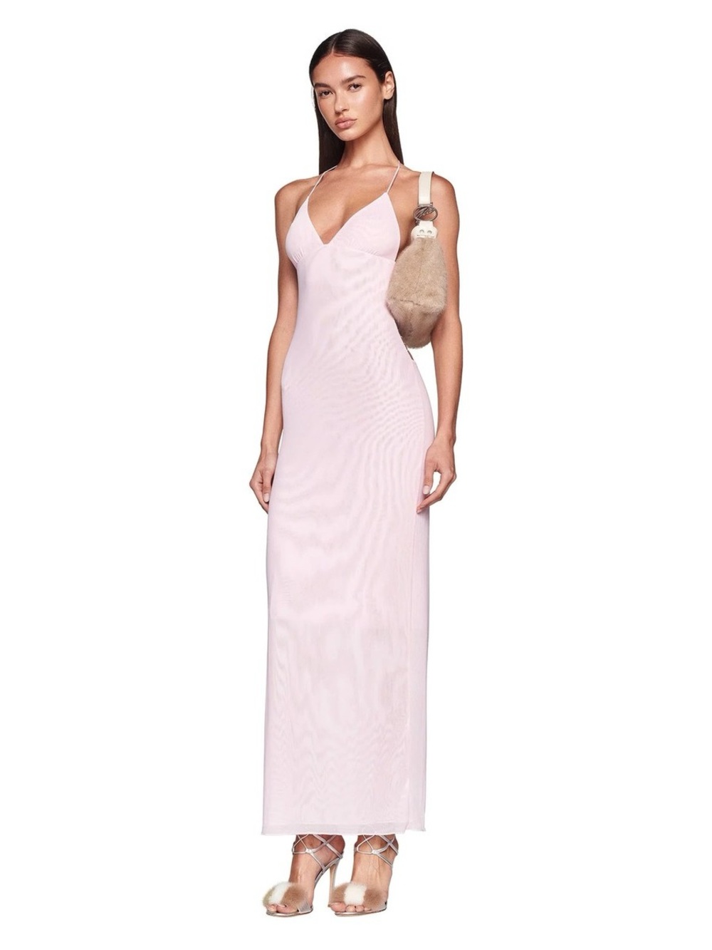 I AM GIA Butterfly Backless Slip Dress